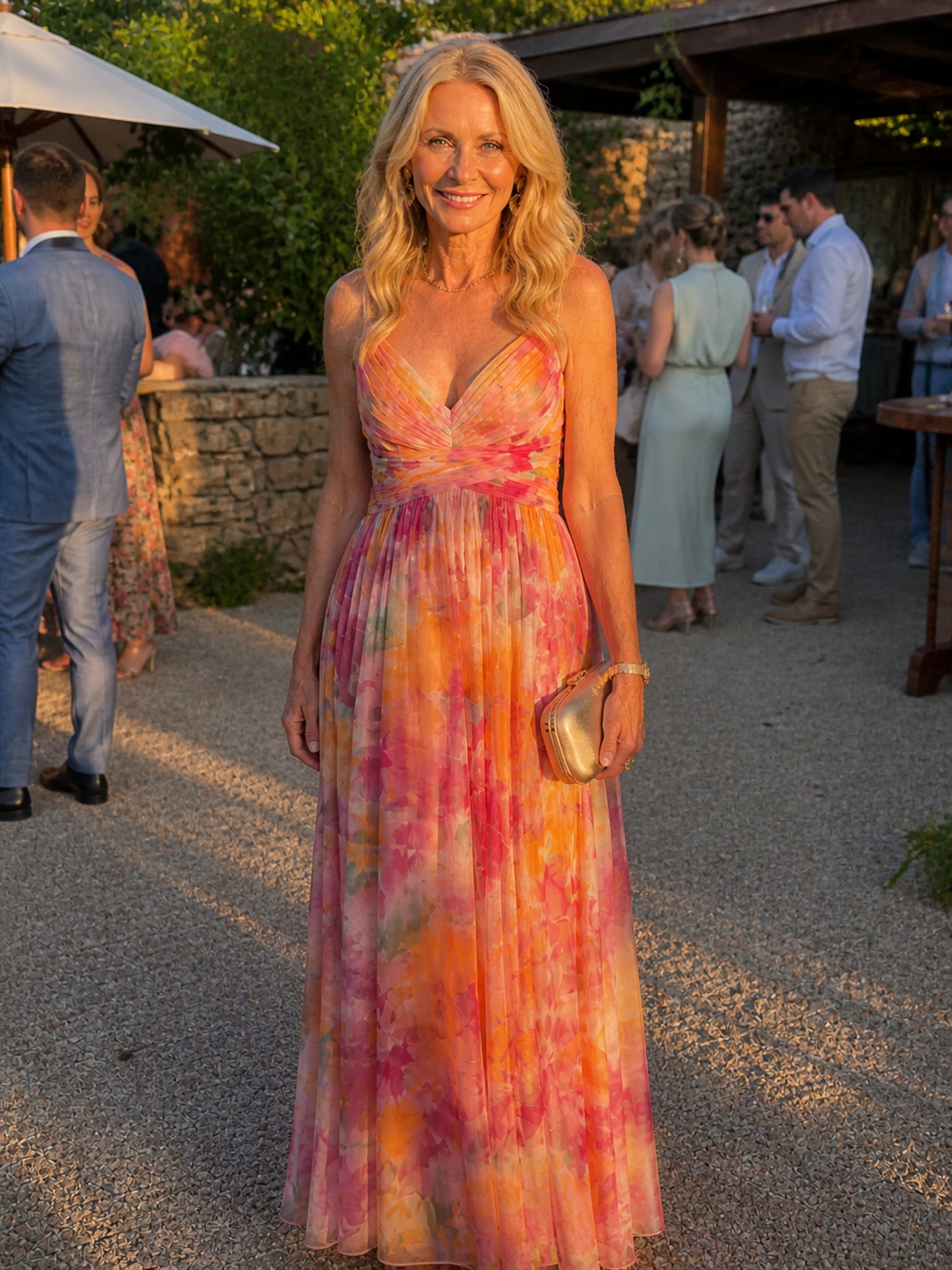 Coraline | Flowing Wrap Maxi Dress