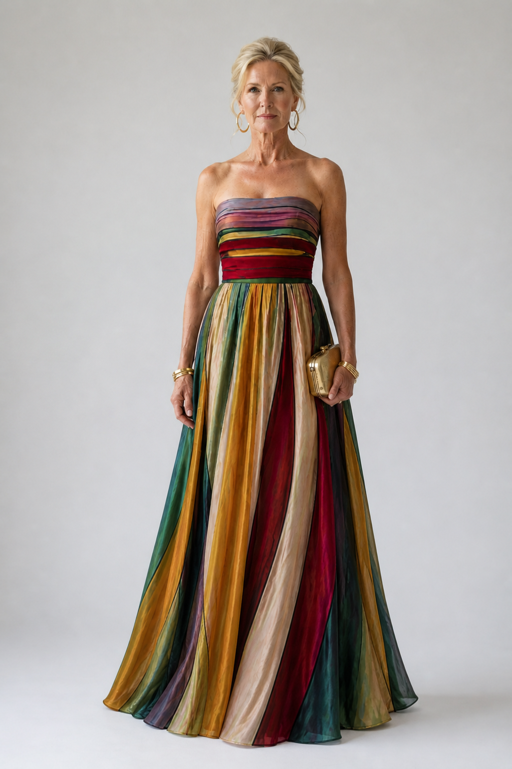 Danica | Effortless Strapless A-Line Dress