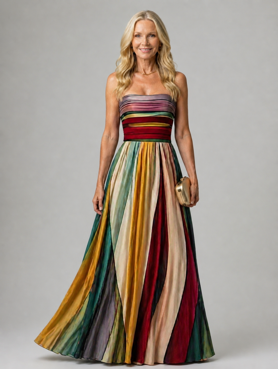 Danica | Effortless Strapless A-Line Dress