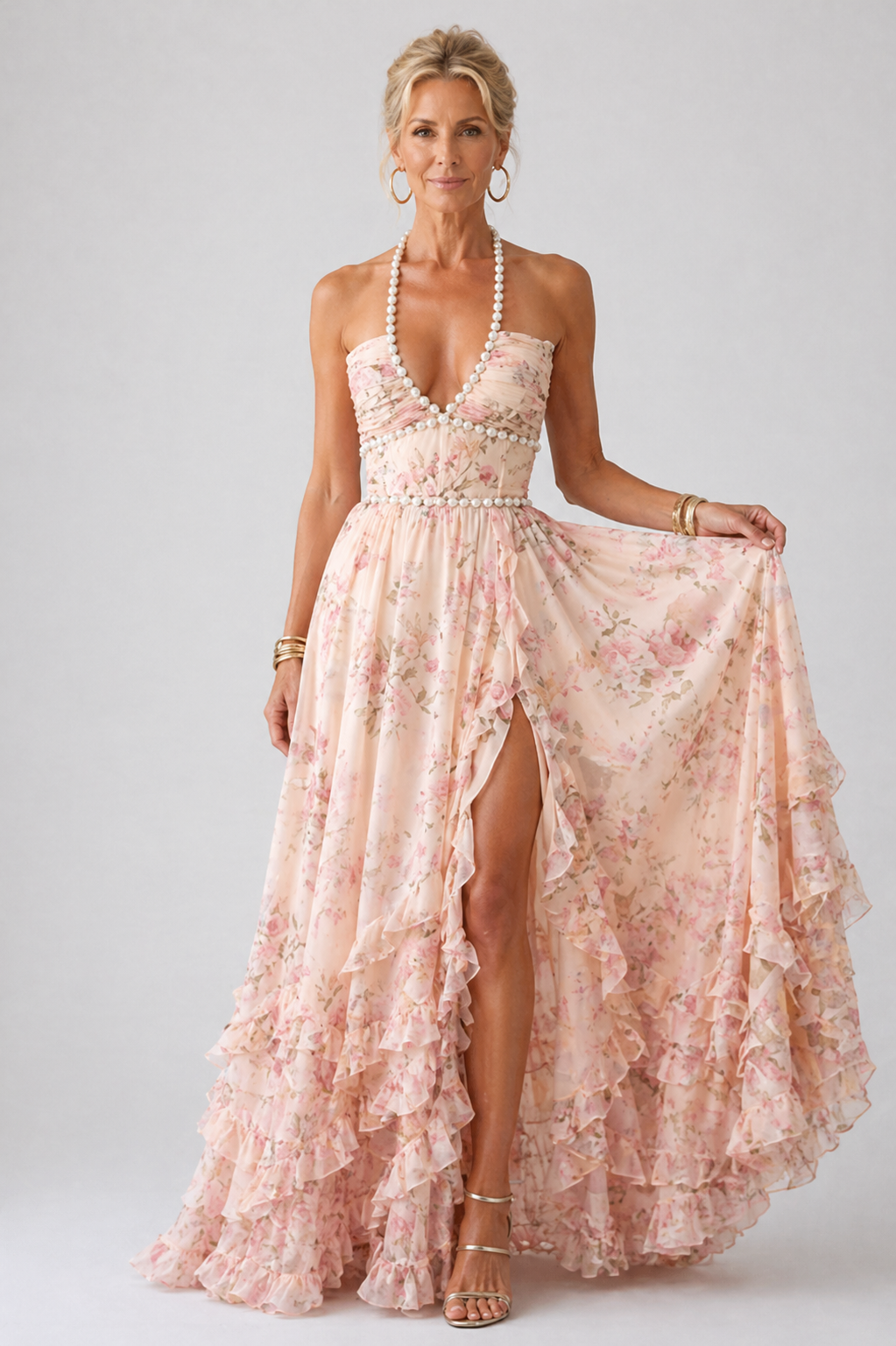 Sophia | Romantic Floral Maxi Dress