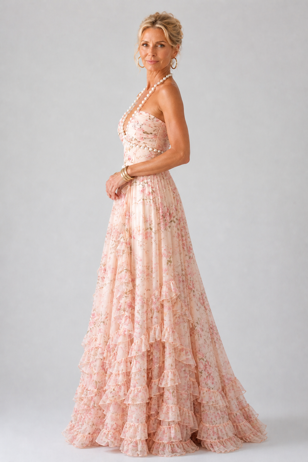 Sophia | Romantic Floral Maxi Dress