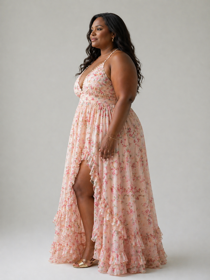Sophia | Romantic Floral Maxi Dress