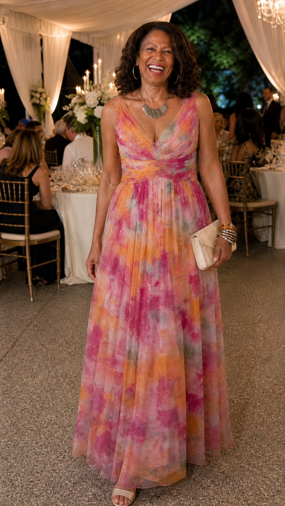 Coraline | Flowing Wrap Maxi Dress