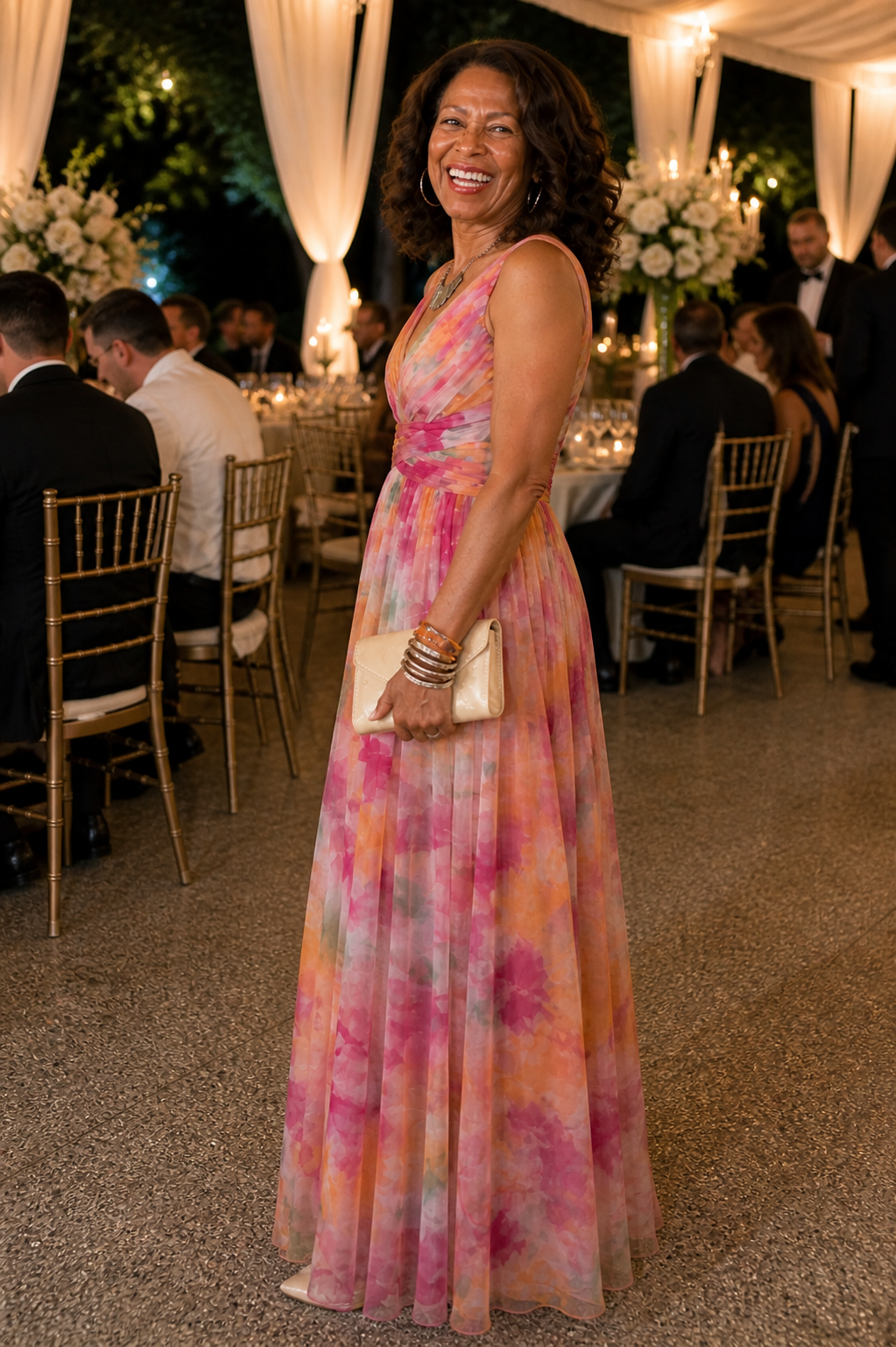 Coraline | Flowing Wrap Maxi Dress