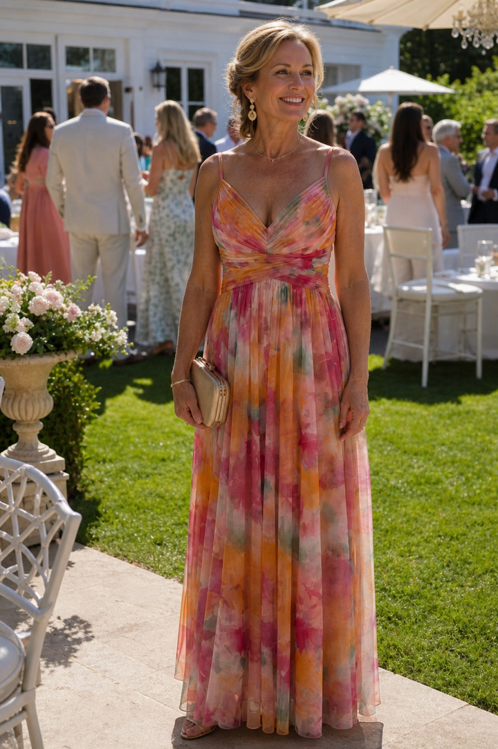 Coraline | Flowing Wrap Maxi Dress