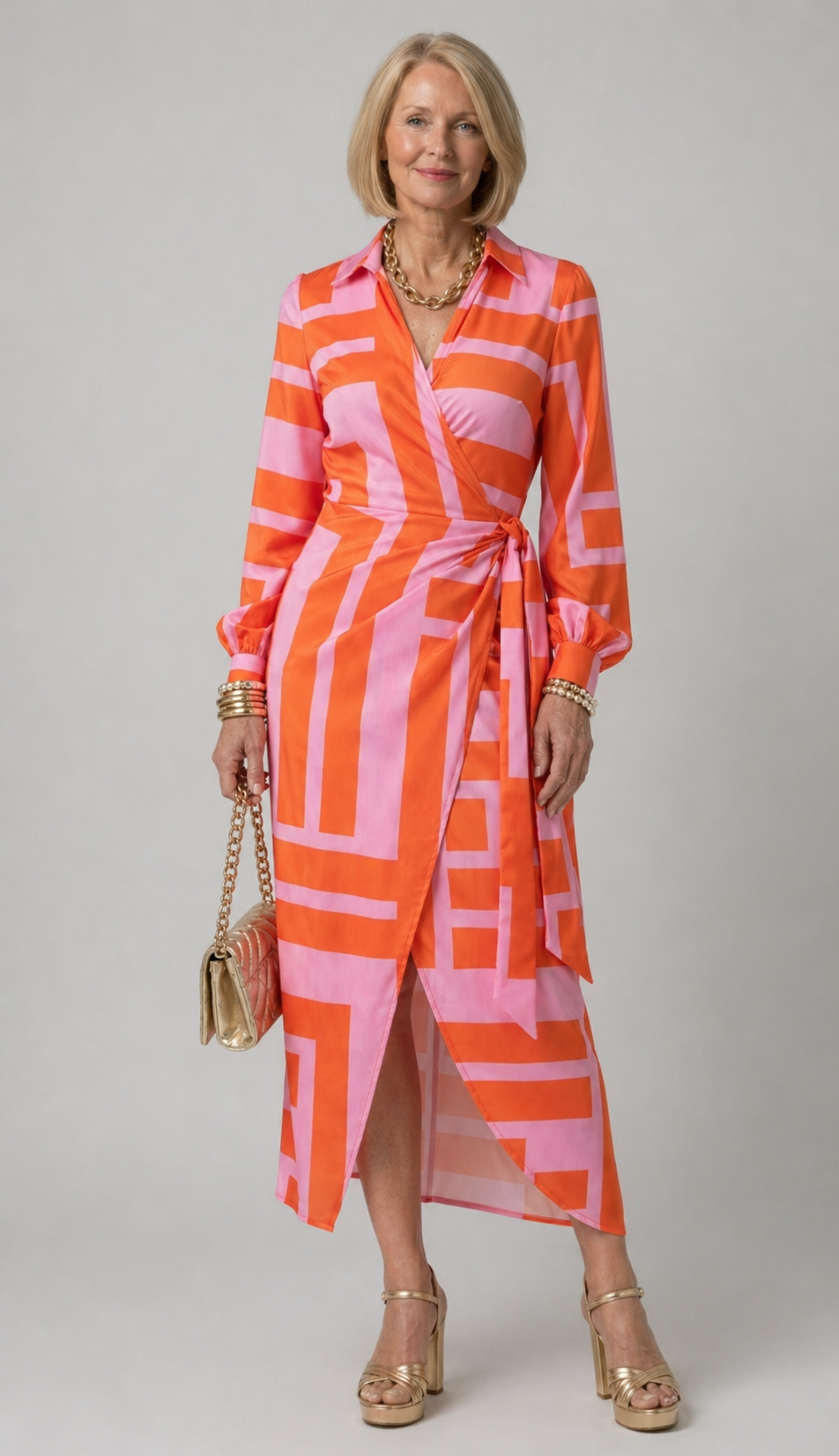 Laurel | Twist-Front Wrap Dress