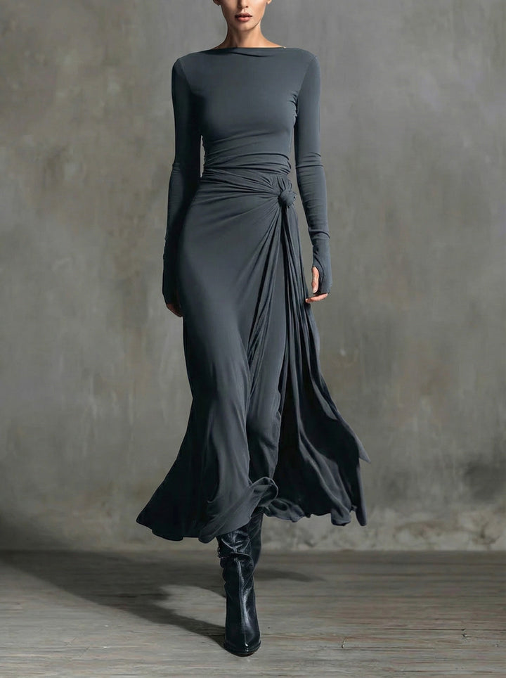 Naiara | Maxi Dress with Silk Knot