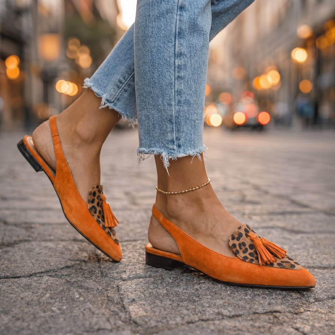Eliza Strappy Tassel Sandals
