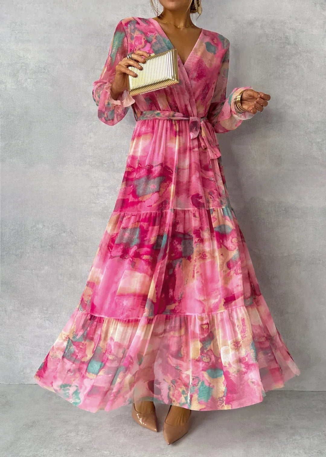 Anouk | Floral Wrap Maxi Dress
