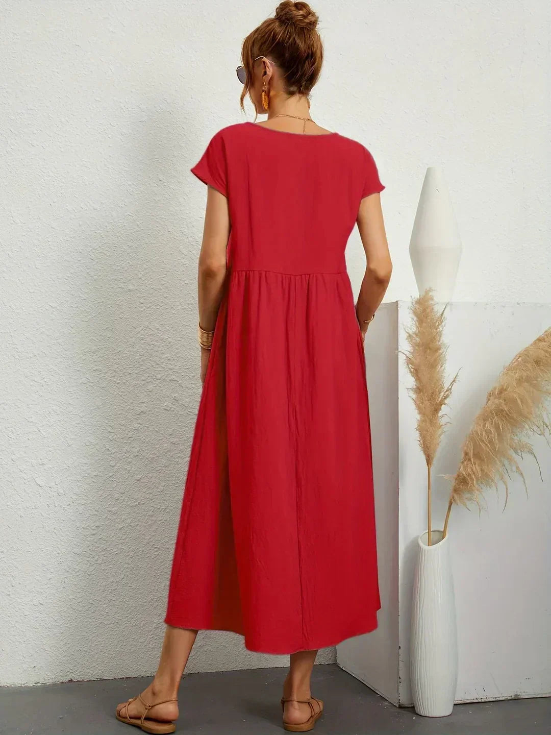 Gabrielle™ — Midi dress with timeless elegant flow
