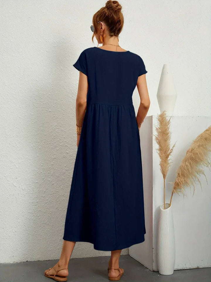 Gabrielle™ — Midi dress with timeless elegant flow