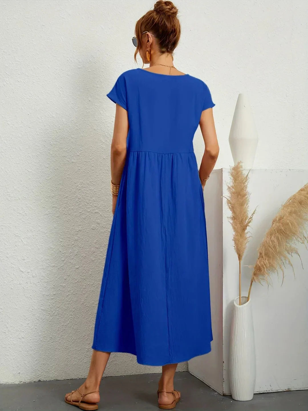 Gabrielle™ — Midi dress with timeless elegant flow