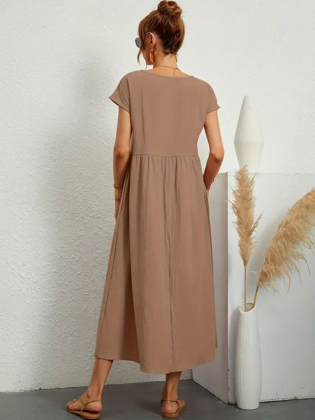 Gabrielle™ — Midi dress with timeless elegant flow