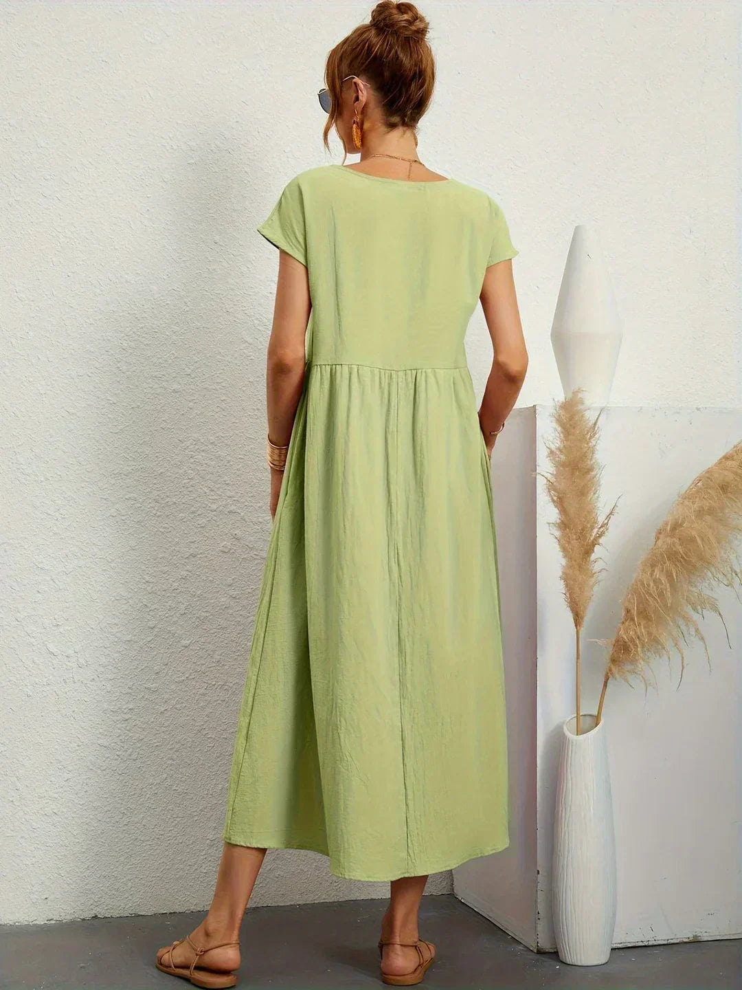 Gabrielle™ — Midi dress with timeless elegant flow