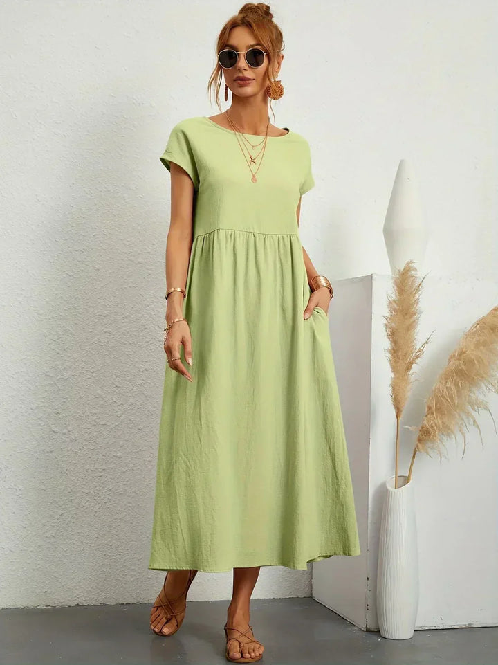 Gabrielle™ — Midi dress with timeless elegant flow