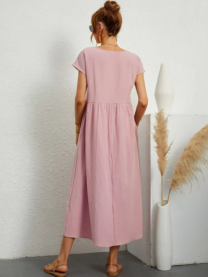 Gabrielle™ — Midi dress with timeless elegant flow