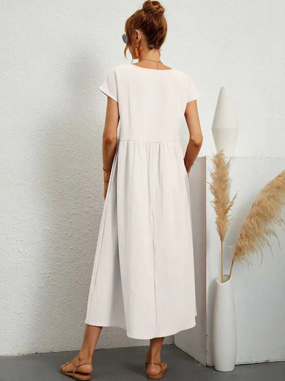 Gabrielle™ — Midi dress with timeless elegant flow