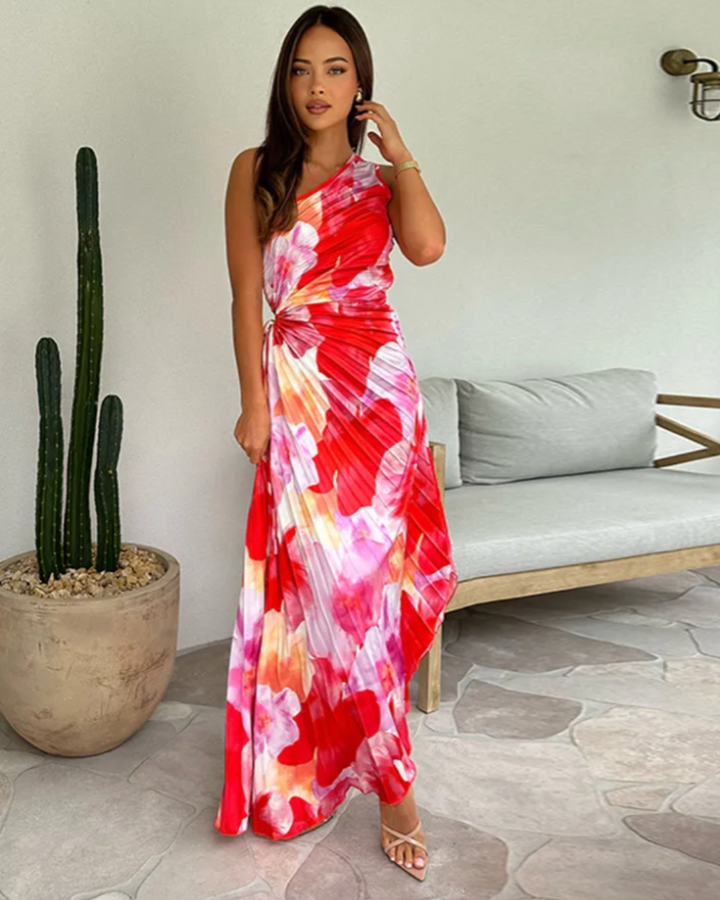 Whitney | Graceful One-Shoulder Maxi Dress