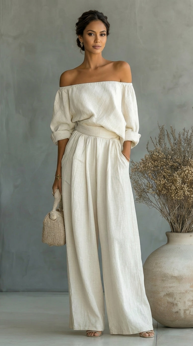 Arabella | Exclusive linen-effect outfit for a stylish summer
