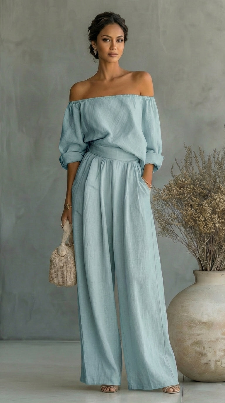 Arabella | Exclusive linen-effect outfit for a stylish summer