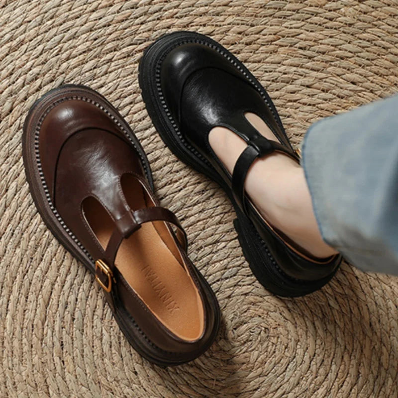 Farisse T-bar Mary janes