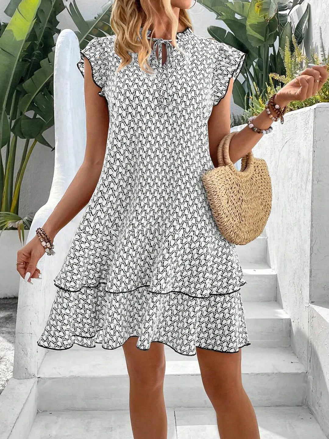 Hattie | Flowing Tiered Ruffle Dress