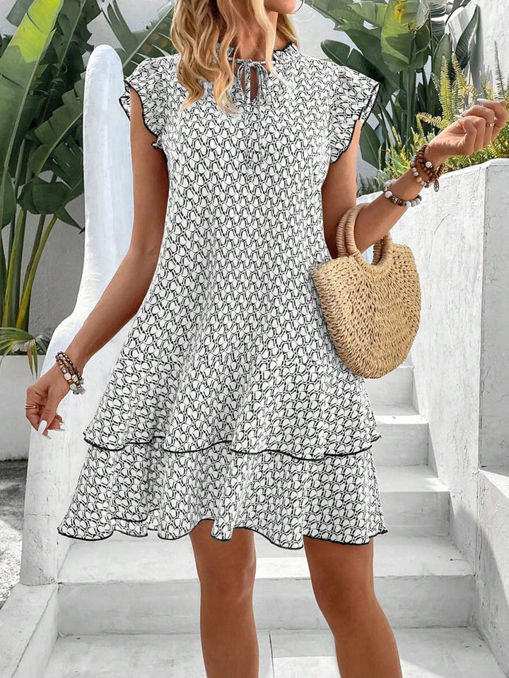 Hattie | Flowing Tiered Ruffle Dress