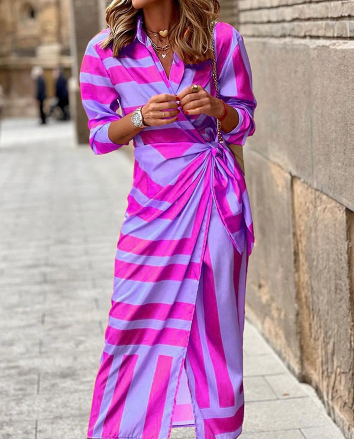 Laurel | Twist-Front Wrap Dress