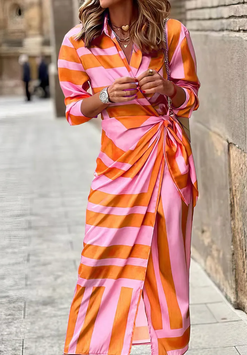 Laurel | Twist-Front Wrap Dress