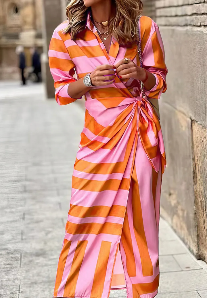 Laurel | Twist-Front Wrap Dress