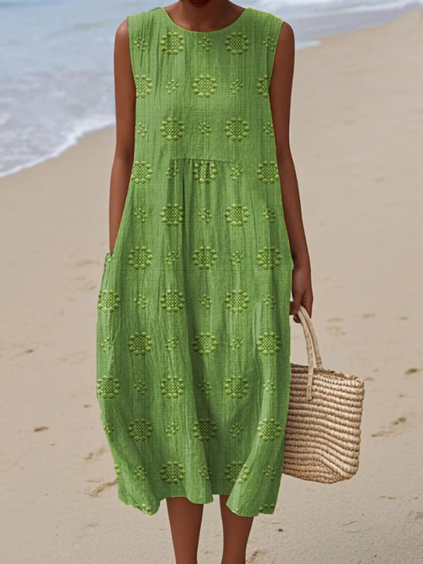 May | Patterned Midi Dress