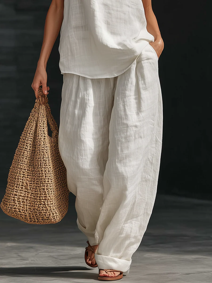 Zoe™ Sleeveless Set with Wide Pants