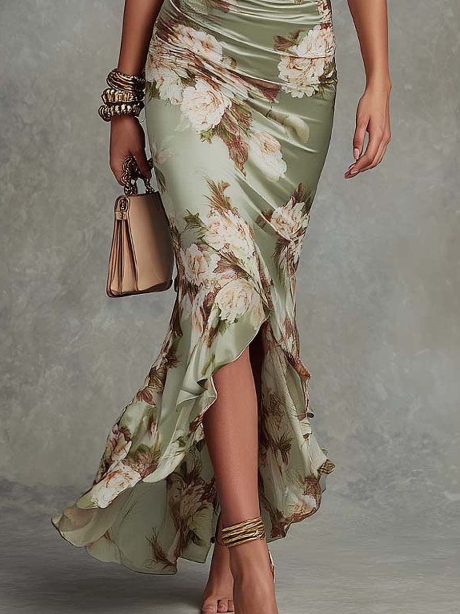 Celeste | Floral Print Maxi Dress