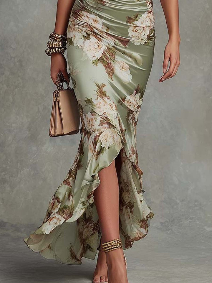 Celeste | Floral Print Maxi Dress