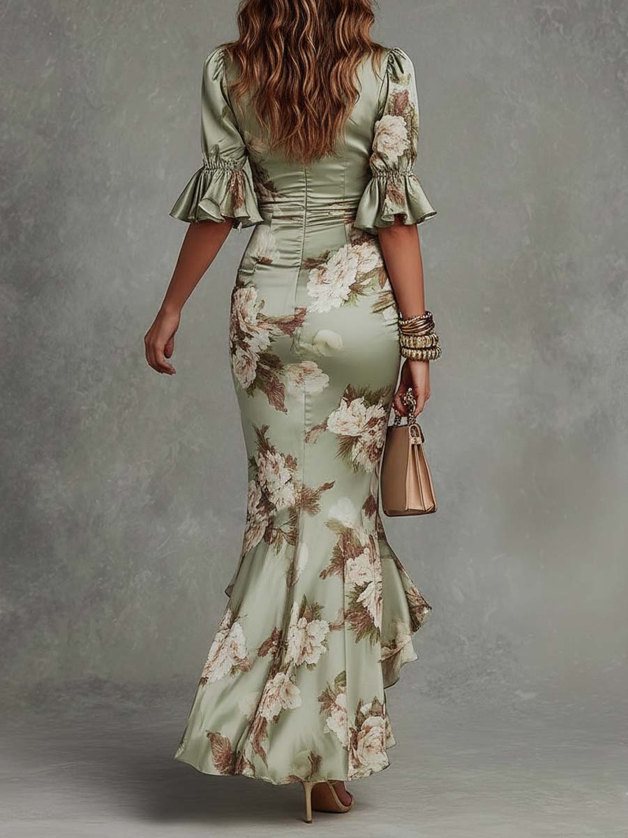 Celeste | Floral Print Maxi Dress