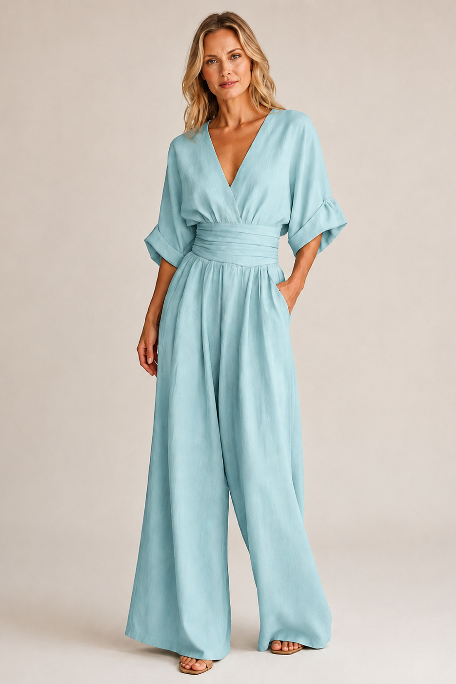 VIVIENNE | Patricia - Jumpsuit with three-quarter sleeves