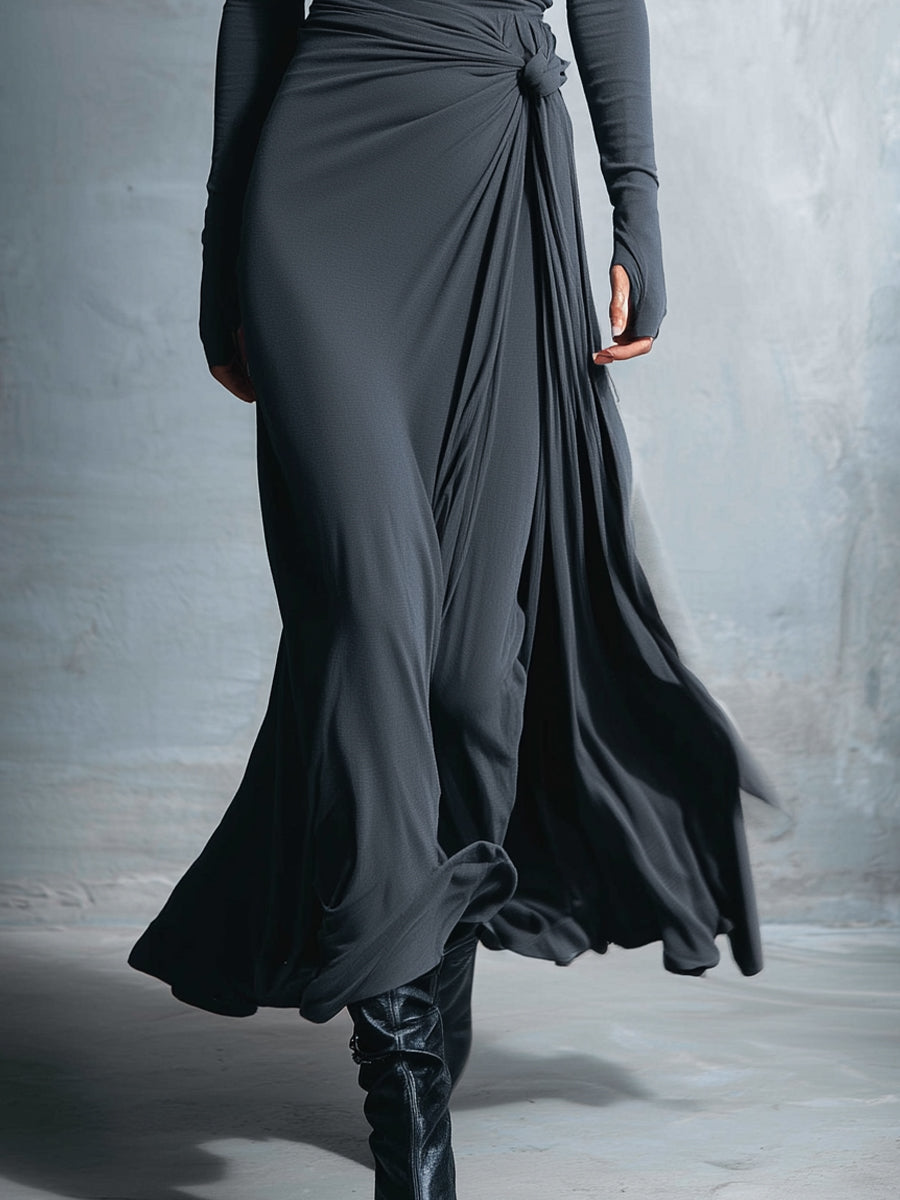 Naiara | Maxi Dress with Silk Knot