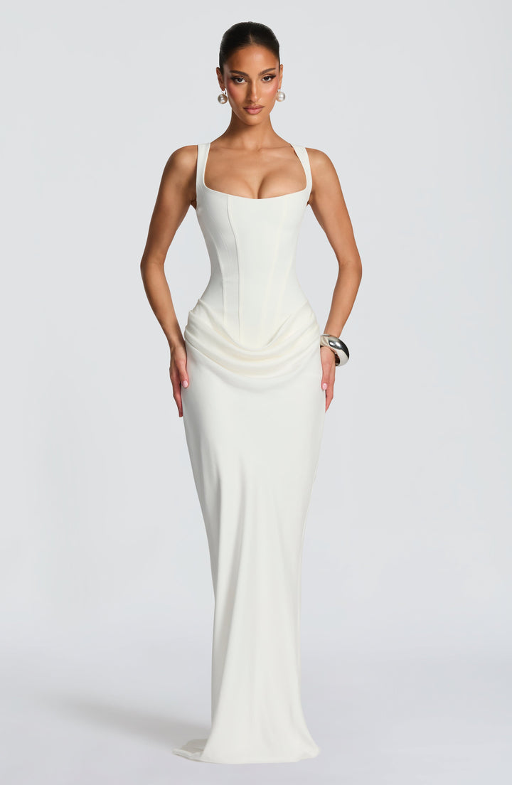 Leonor | Maxi dress with square neckline