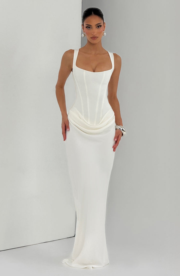 Leonor | Maxi dress with square neckline