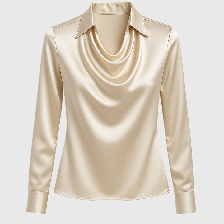 Brooklyn - Draped Neck Blouse