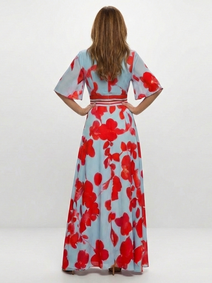 Anthea | Floral Wrap Maxi Dress