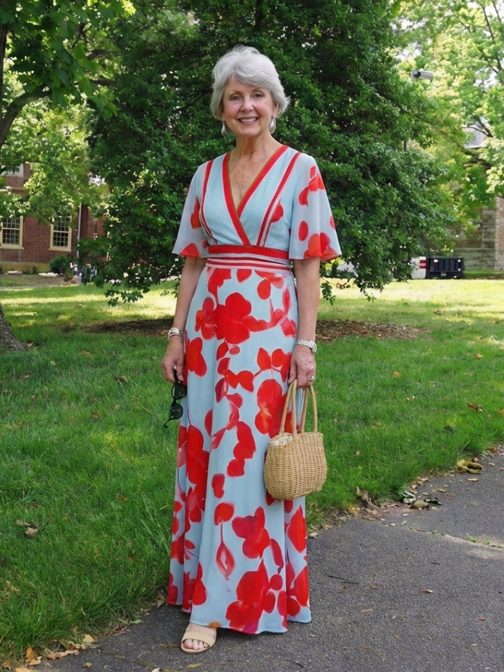Anthea | Floral Wrap Maxi Dress