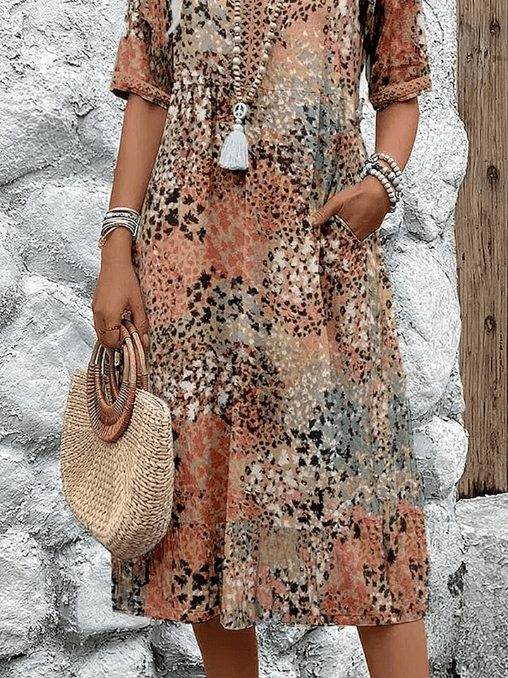 Rosalyn | Floral Midi Summer Dress