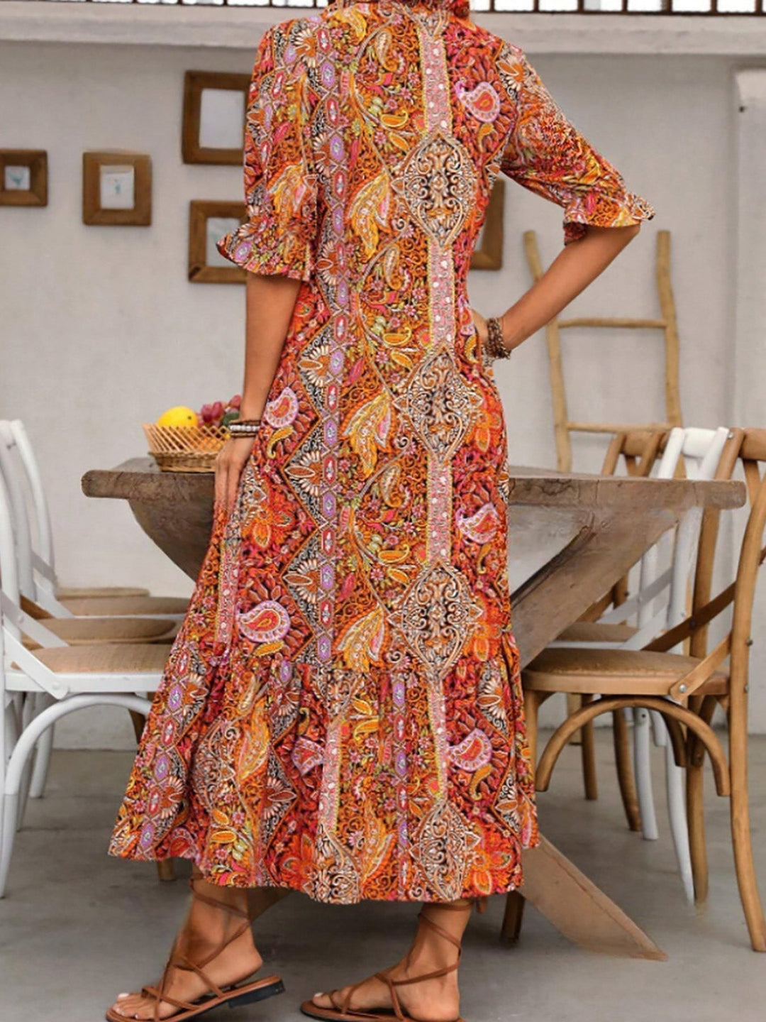 Sylvie | Bohemian Tiered Maxi Dress