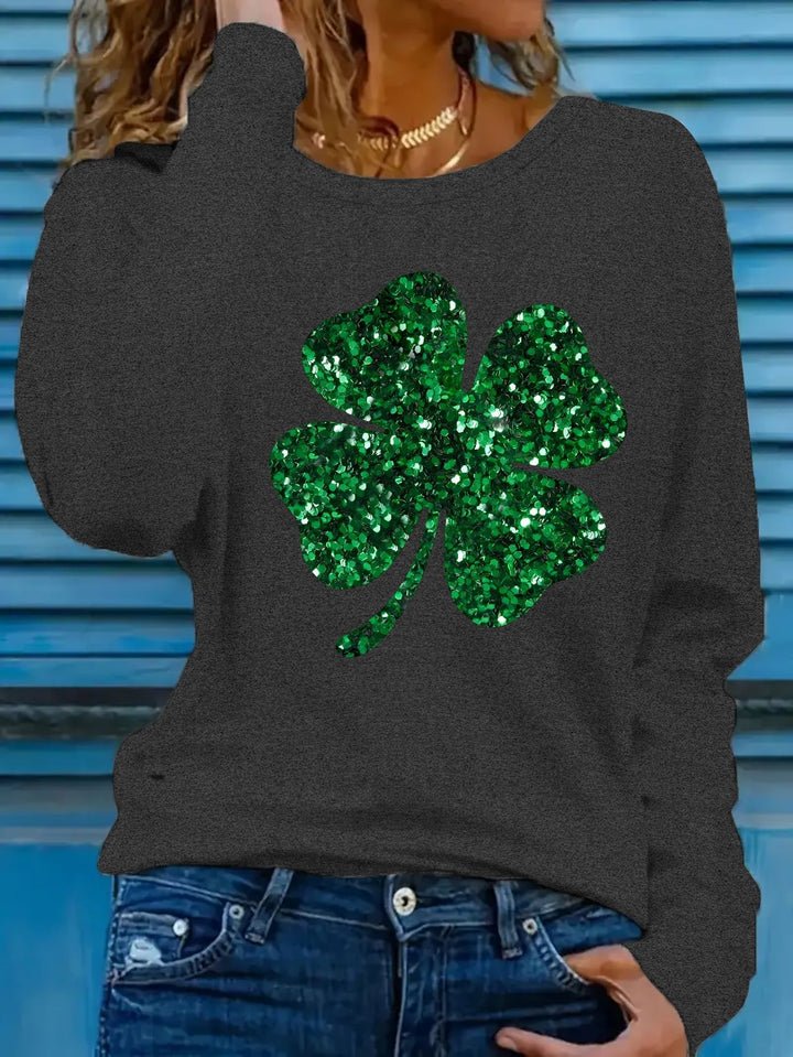 Emery - Clover Print Sweatshirt