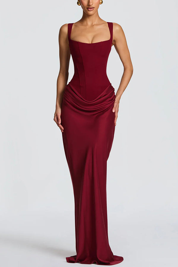 Leonor | Maxi dress with square neckline