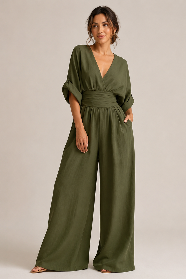 VIVIENNE | Patricia - Jumpsuit with three-quarter sleeves