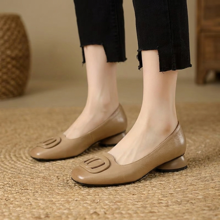 Carolina Square Toe Flats