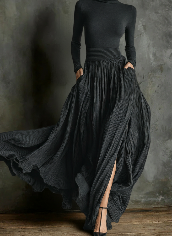 Raquel ║ Maxi Dress with High Waist
