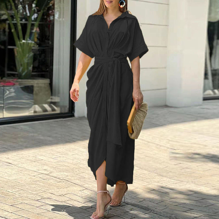 Wren | Belted Shirt Dress
